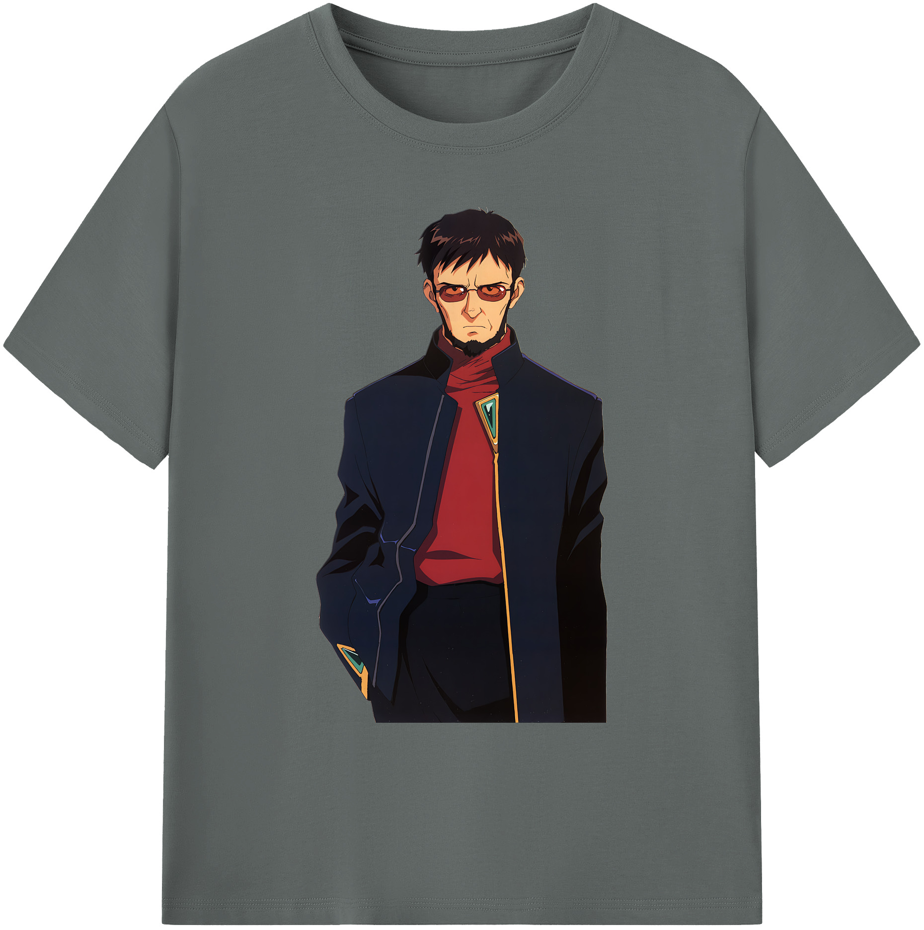 （画像用） EVA 新世紀エヴァンゲリオン 綿100％ メンズ半袖Tシャツ｜肌触りやわらか＆通気性